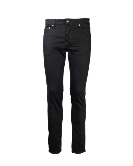 Shop DSQUARED2 Saldi Jeans: Dsquared2 jeans in denim di cotone stretch.
Vestibilità skinny.
Modello 5 tasche.
Chiusura con zip coperta e bottone.
Label logata sulla patta.
Salpa posteriore "DSQUARED2 BLACK BULL".
Composizione: 90% Cotone 10% Elastan.
Fabbricato in Romania.. LB1314 S30730-900